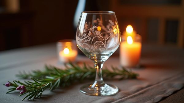Ajoutez une touche personnelle à votre verre à vin gravé